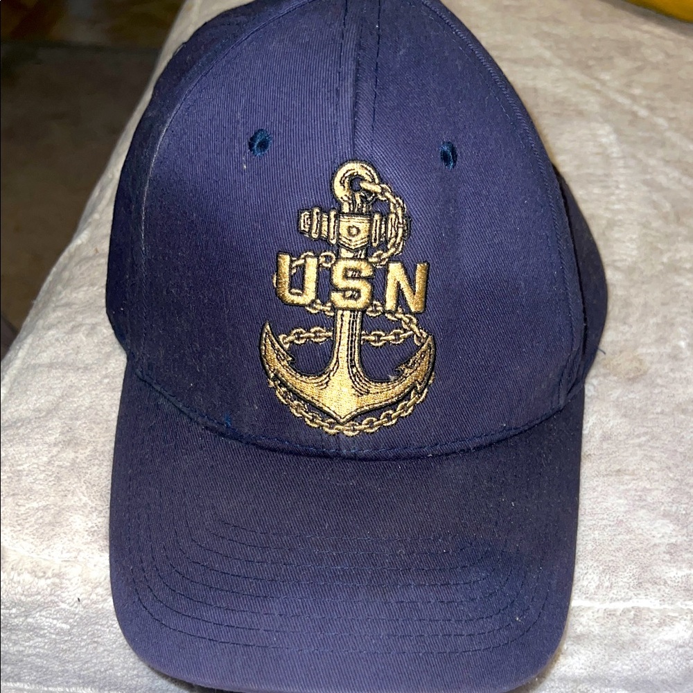 Honora Navy Blue Cap with Silver Emblem